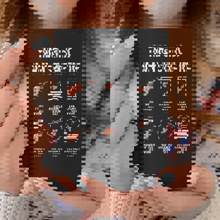 Things I Do In Mypare Time ヴァイオリン コーヒーマグ 面白い贈り物