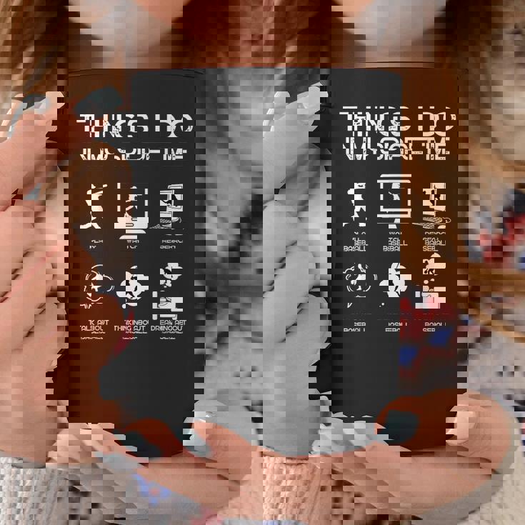 Things I Do In Mypare Time 面白い野球愛好家 コーヒーマグ 面白い贈り物