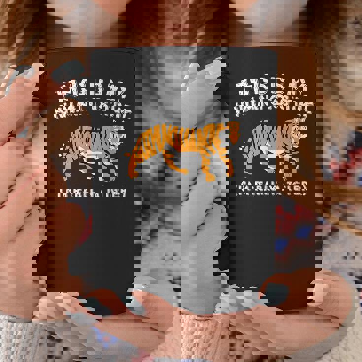 This Is My Human コスチューム I'm Really A Tiger かわいいタイガー コーヒーマグ 面白い贈り物