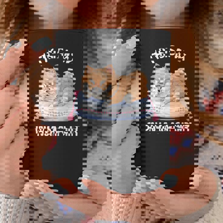 This Is My Pawjama Pomeranian 公式犬用昼寝 コーヒーマグ 面白い贈り物