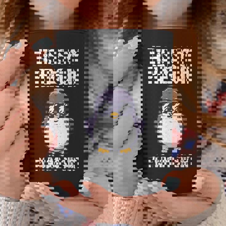 This Is My Penguin パジャマ シャツ キッズ ボーイズ ペンギン好き コーヒーマグ 面白い贈り物