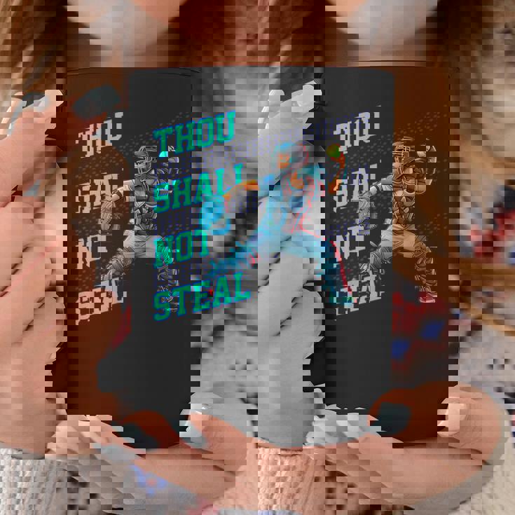 Thouhall Notteal Girls ソフトボールキャッチャー選手名言 コーヒーマグ 面白い贈り物