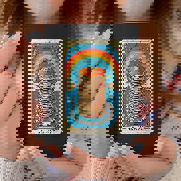 The Tower タロットカード パンケーキタワー 朝食愛好家 コーヒーマグ 面白い贈り物