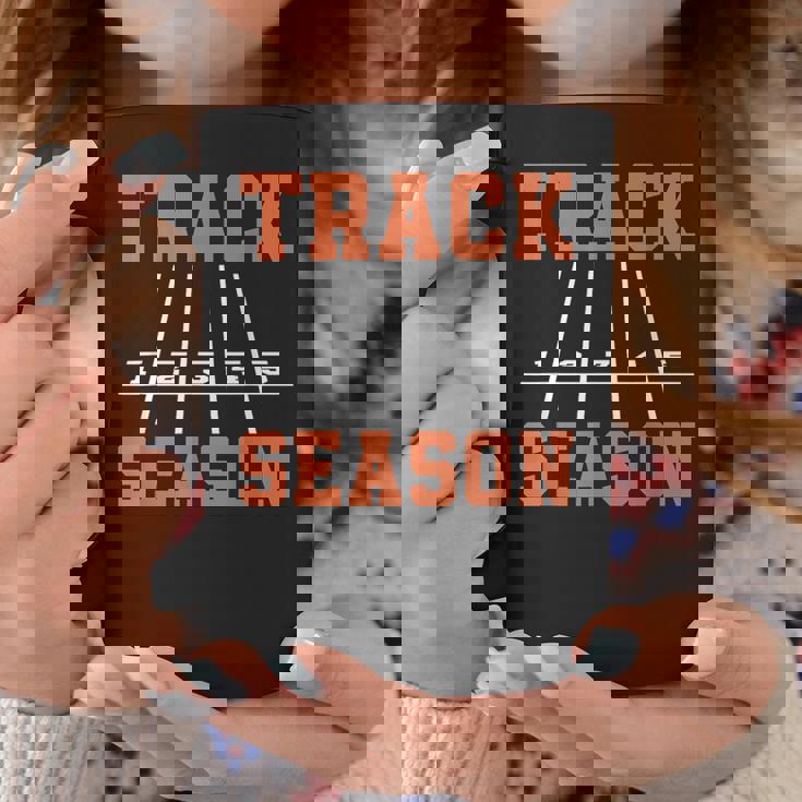 Trackeason フィールドスローアーズ ランナーショット 陸上競技 コーヒーマグ 面白い贈り物