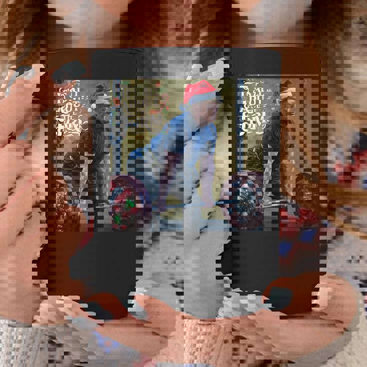 Trump Its All About The Form デッドリフティング ワークアウト クリスマス コーヒーマグ 面白い贈り物