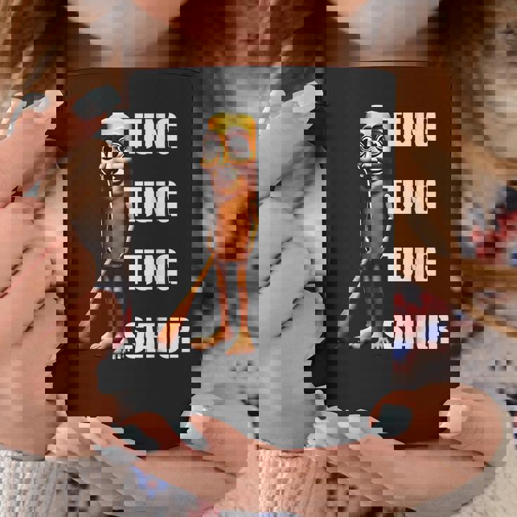 Tung Tung Tungahur イタリアンブレインレッドミーム コーヒーマグ 面白い贈り物