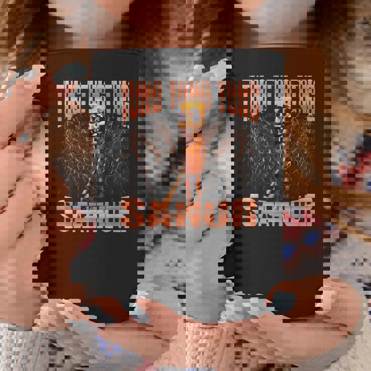 Tung Tung Tungahur 海賊版ブレインロットイタリアンブレインロットミーム コーヒーマグ 面白い贈り物