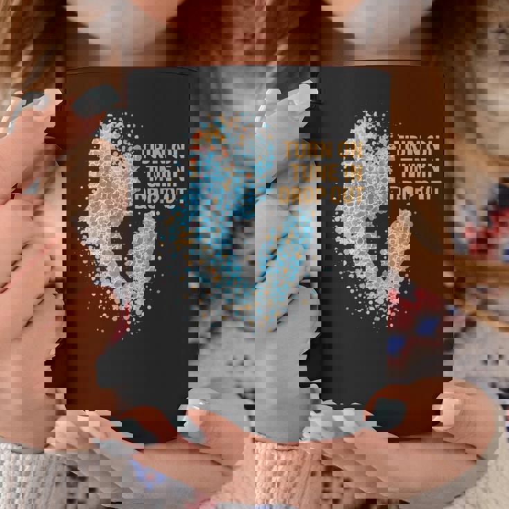 Turn On Tune In Drop Out ターンオン チューンイン ドロップアウト コーヒーマグ 面白い贈り物