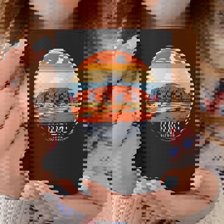 Uluru オーストラリア お土産 エアーズ ロック 記念品 ヴィンテージ 太陽 コーヒーマグ 面白い贈り物