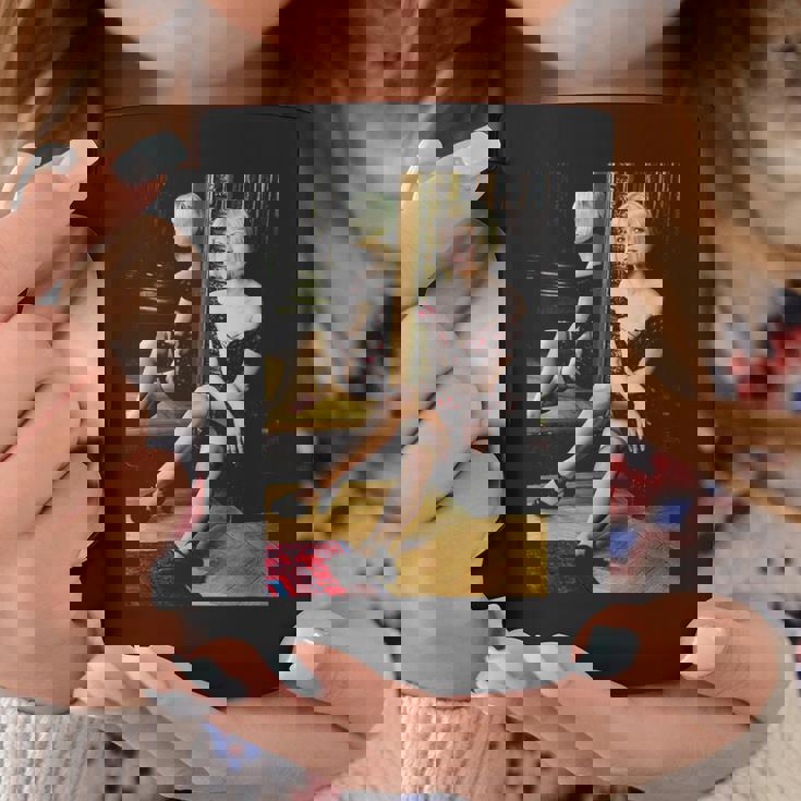 Usポップスター、シンディ・ローパー1993年撮影。 コーヒーマグ 面白い贈り物