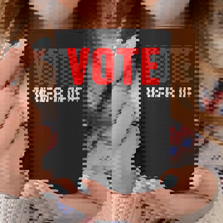 Vote Them All Out 投票 コーヒーマグ 面白い贈り物