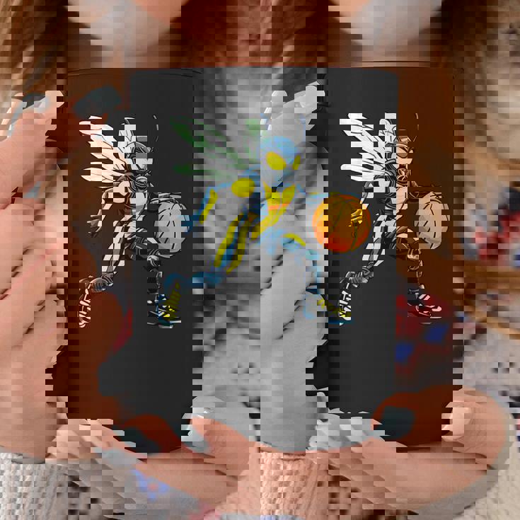 Wasp バスケットボール選手バスケットボール スズメバチ コーヒーマグ 面白い贈り物