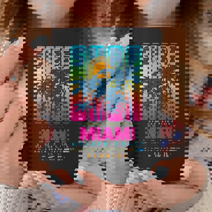 Wear Miami Florida Miami Colorfulunrise Graphic コーヒーマグ 面白い贈り物