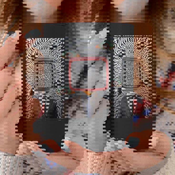 Weirdcore審美的奇妙な目の光学的錯覚オデコール コーヒーマグ 面白い贈り物