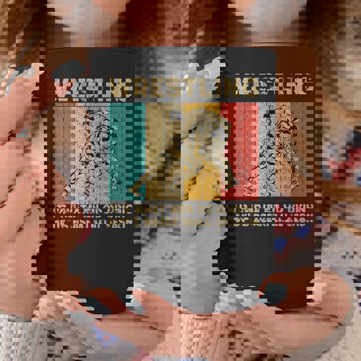 Wrestling It's What Do ビンテージレスリングレスラー コーヒーマグ 面白い贈り物