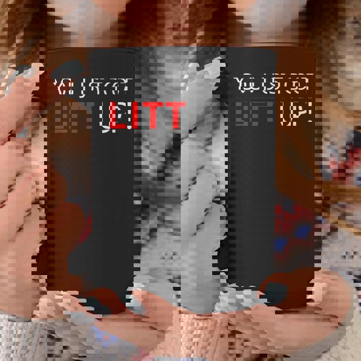 You Just Got Litt Up クールtシャツ コーヒーマグ 面白い贈り物