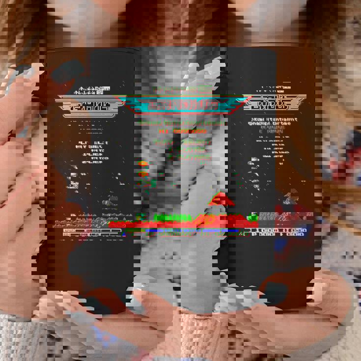 「グラディウス」上上下下左右左右ba スタート コーヒーマグ 面白い贈り物