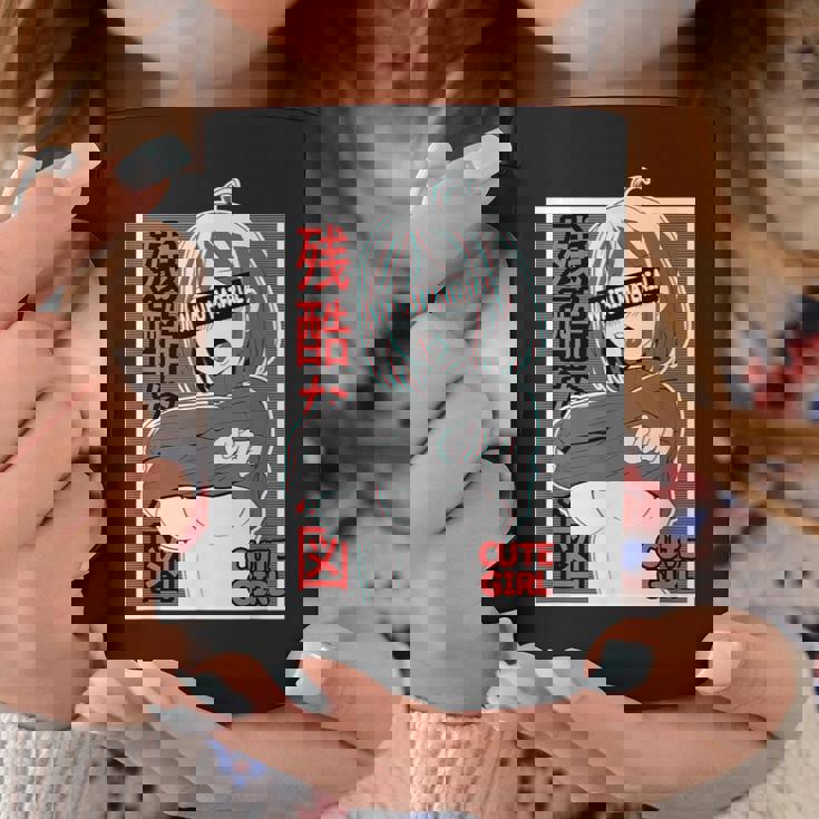 あがかお フェイス Lewd アニメ 女の子 和服 オタク用 コーヒーマグ 面白い贈り物