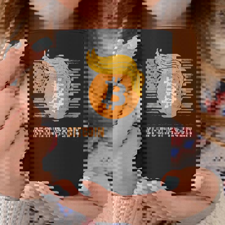 ありがとうトランプアメリカ ビットコインプレジデント就任式ジョーク コーヒーマグ 面白い贈り物