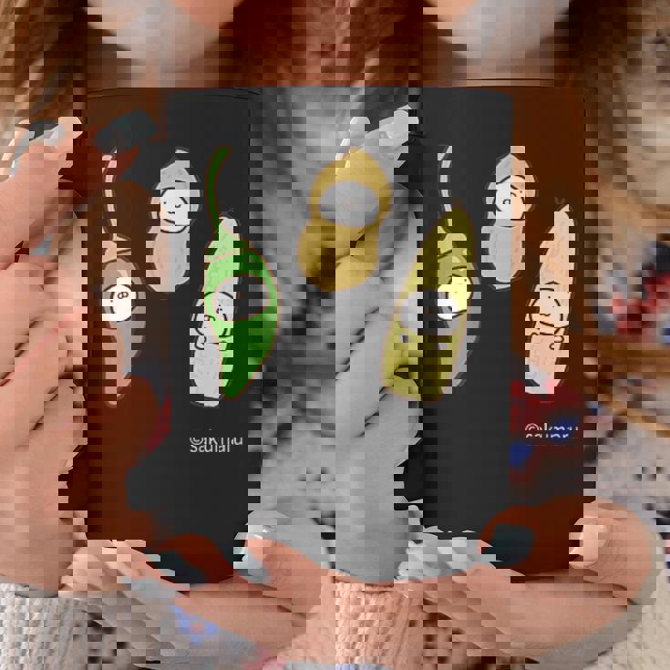 うさまる ベジまるズ ダークカラー コーヒーマグ 面白い贈り物