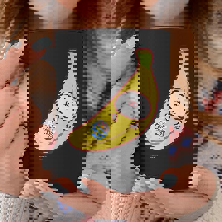 うさまるバナナまる ダークカラー コーヒーマグ 面白い贈り物