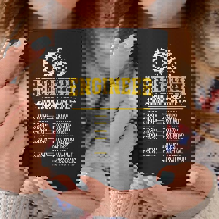 おかしいエンジニア時給工学設計労務レート コーヒーマグ 面白い贈り物