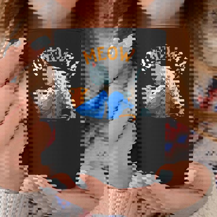 おもしろい柔術猫 柔術愛好者 柔術猫 コーヒーマグ 面白い贈り物