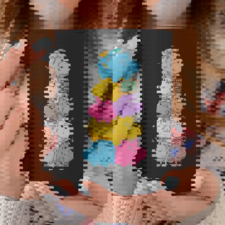 おもしろカバ カラフル レインボー 新学期 キッズ 男の子 女の子 コーヒーマグ 面白い贈り物