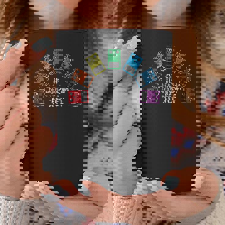 おもしろレインボーエフェクトギターペダルtシャツ コーヒーマグ 面白い贈り物