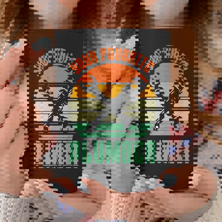 お気に入りの水道屋さん パイプフィッター パイプ 配管工事 配管工 コーヒーマグ 面白い贈り物