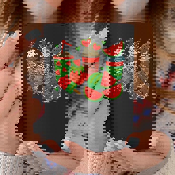 かわいい スイカ好き 夏 フルーツ スイカ アイスコーヒー コーヒーマグ 面白い贈り物