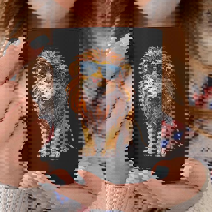 かわいい ライオン キッズ レディース メンズ コーヒーマグ 面白い贈り物