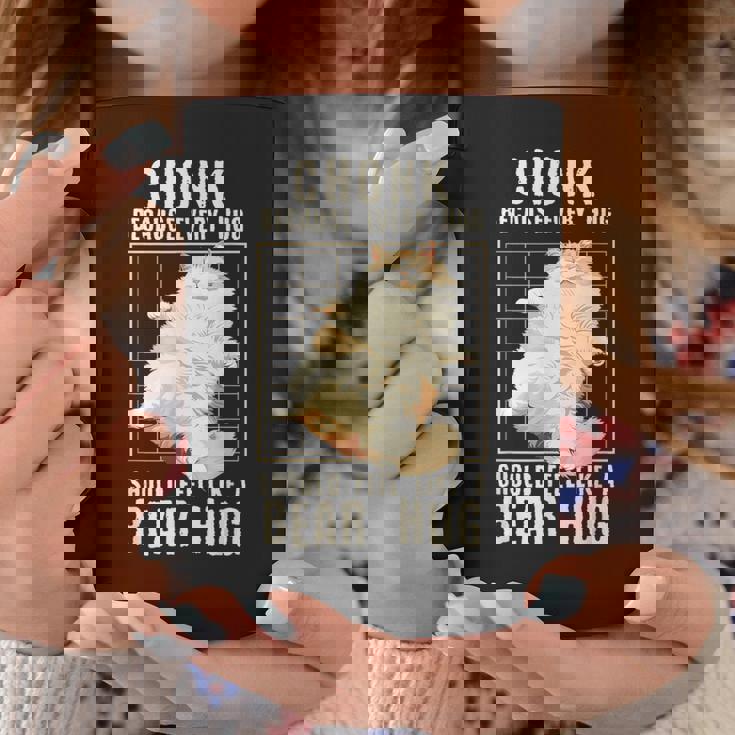 かわいい ラガマフィン 猫 面白い チョンク ぽっちゃり 猫 コーヒーマグ 面白い贈り物