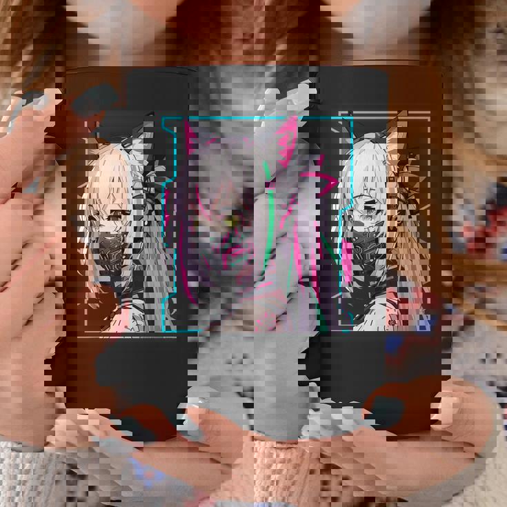 かわいい 日本の漫画 アニメ 美学 サイバーパンク テックウェア コーヒーマグ 面白い贈り物