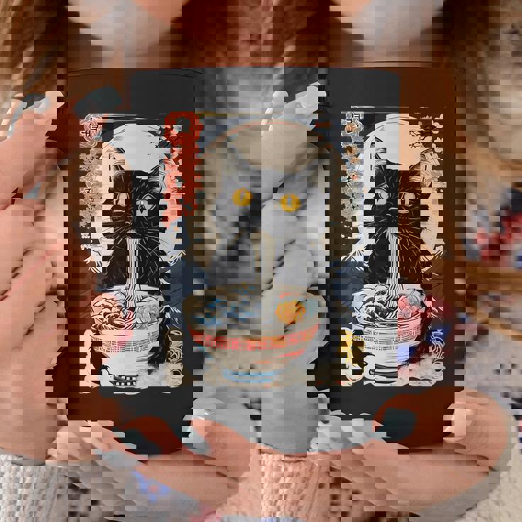 かわいい 猫 食べる ラーメン 麺 面白い アニメ コーヒーマグ 面白い贈り物