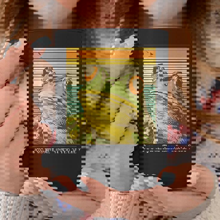 かわいい 面白い レトロ カエル コーヒーマグ 面白い贈り物