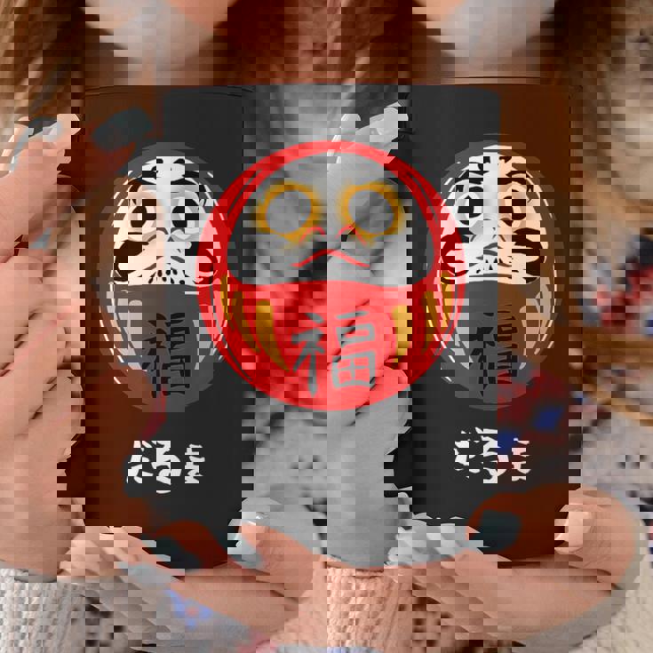 かわいいだるま人形 日本の漢字 かわいいだるま コーヒーマグ 面白い贈り物