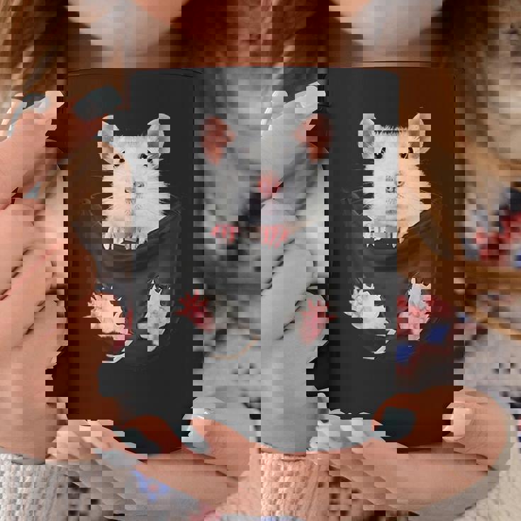 かわいいねずみポケットネズミ好き コーヒーマグ 面白い贈り物