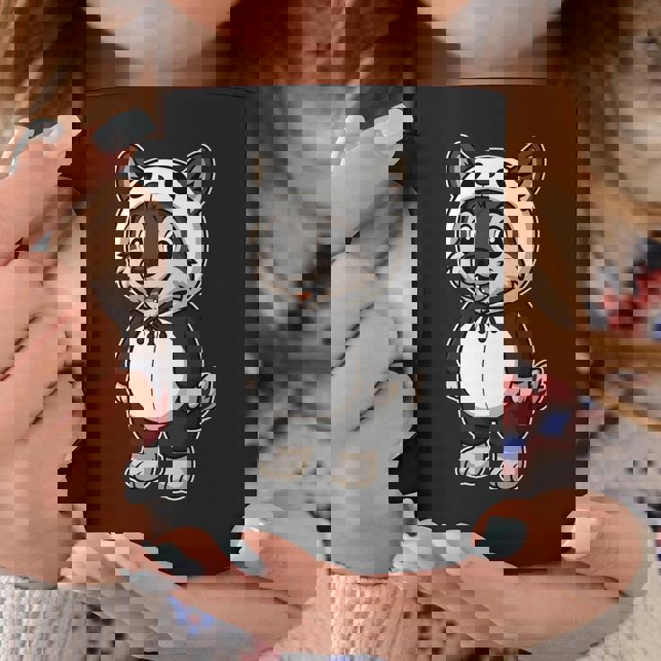 かわいいオオカミのパンダコスチューム ガールズ キッズ オオカミ愛好家 長袖tシャツ コーヒーマグ 面白い贈り物