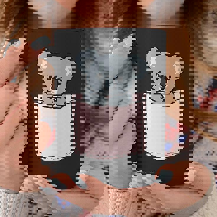 かわいいコアラ コアラベア ポケットアニマル メンズ レディース ティーン キッズ コーヒーマグ 面白い贈り物