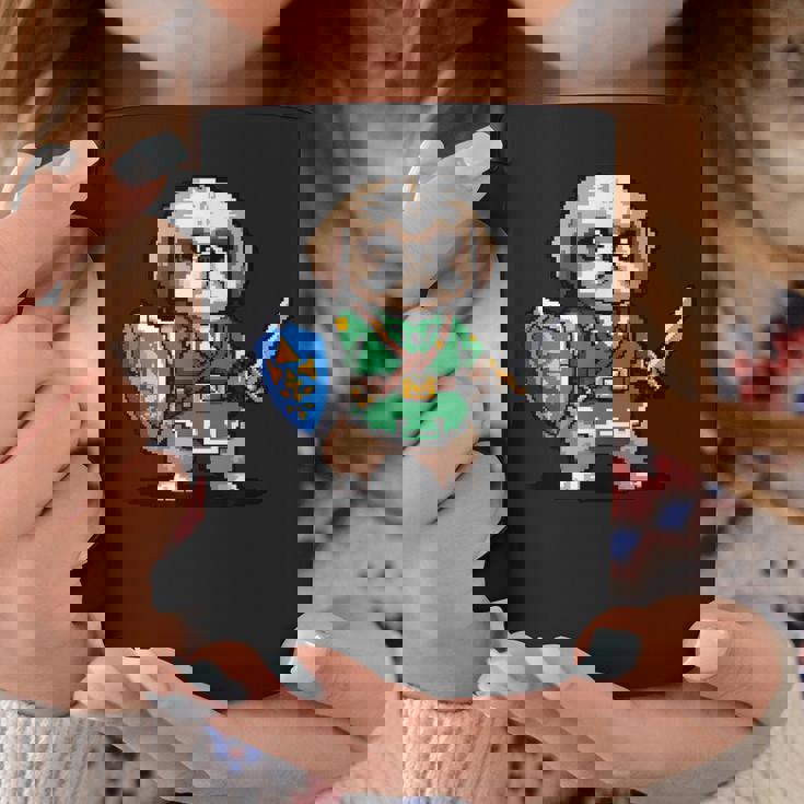 かわいいシーズー犬 レトロビデオゲームキャラクター コーヒーマグ 面白い贈り物