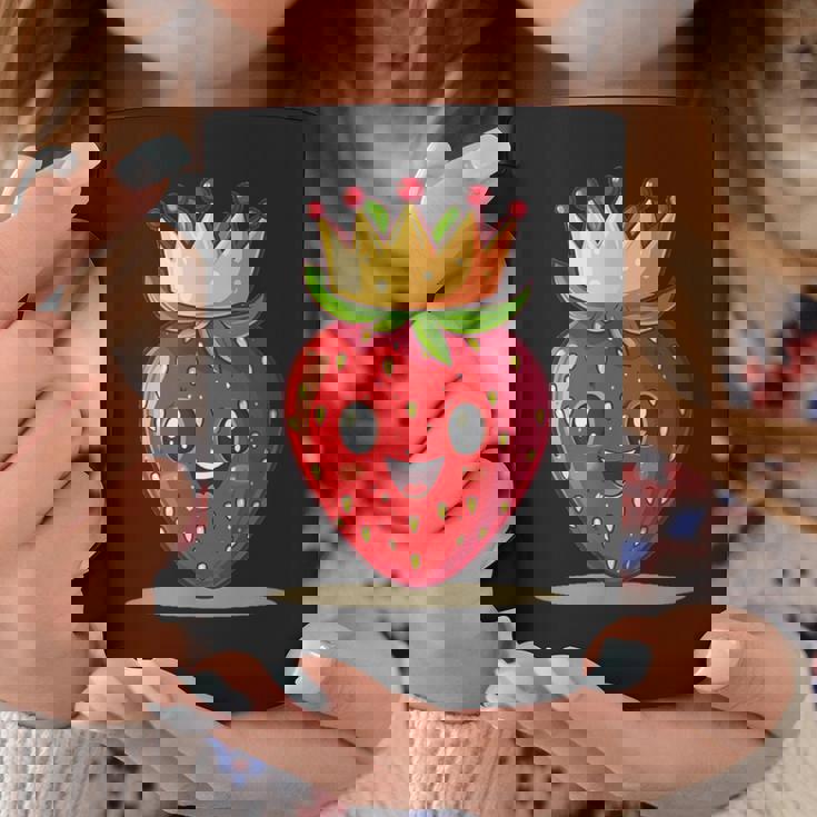 かわいいストロベリーロイヤルティで面白いタッチ。 コーヒーマグ 面白い贈り物