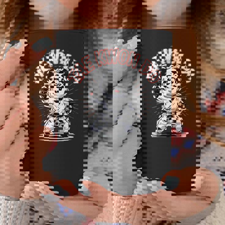 かわいいパンダのテコンドー 面白い韓国mma Tkd コーヒーマグ 面白い贈り物