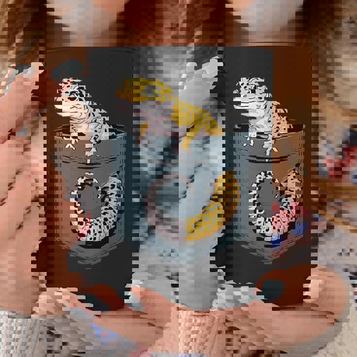 かわいいヒョウゲッコ トカゲ爬虫類 ヒョウ ヤモリのお父さん用 コーヒーマグ 面白い贈り物