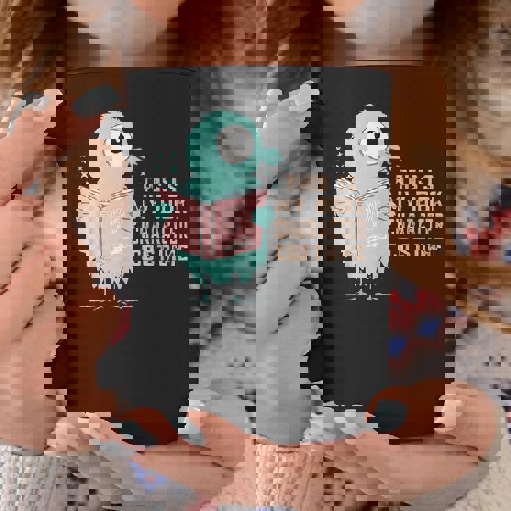 かわいいピジョン This Is My Book キャラクターコスチューム 読書用 コーヒーマグ 面白い贈り物