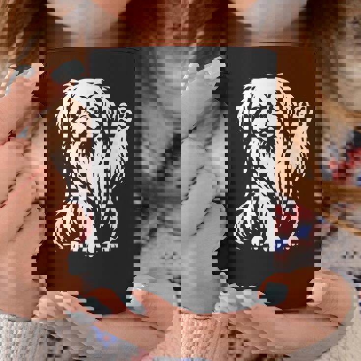 かわいいペキニーズ ハート足犬グラフィック デザイン コーヒーマグ 面白い贈り物