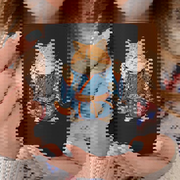 かわいいマワシ相撲帯猫ちゃんの力士 コーヒーマグ 面白い贈り物