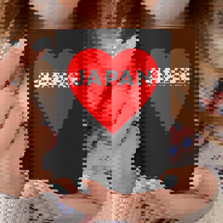 かわいい日本の国旗 ハートjapan 日本応援 ワンポイント コーヒーマグ 面白い贈り物