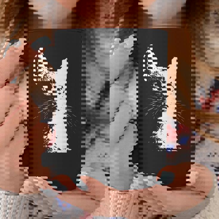 かわいい猫のポートレートデザイン。 コーヒーマグ 面白い贈り物