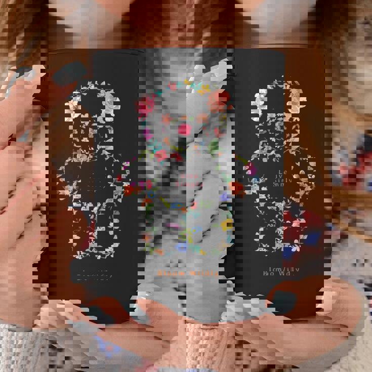 くま やさしい春 美しさのかたち シンプルに咲こう 私らしく コーヒーマグ 面白い贈り物